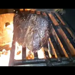 BBQ Brisket - Slow Cooked Over An Open Camp Fire ??