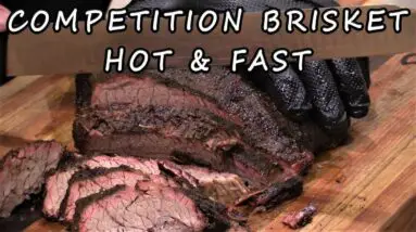Competition Brisket in 5 Hours on Weber Smokey Mountain | How-To Video
