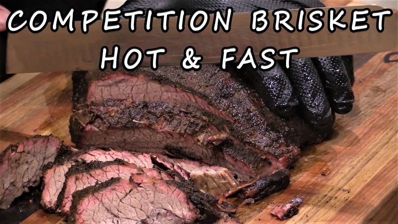 Competition Brisket In 5 Hours On er Smokey Mountain HowTo Video