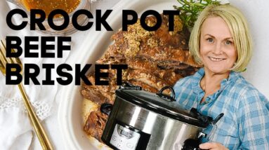 Crock Pot Beef Brisket | Only 4 Ingredients