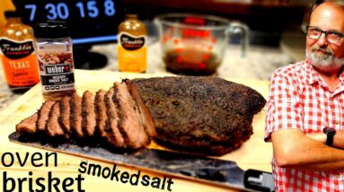 7 Lb BEEF BRISKET | SMOKED SALT by WEBER Low & Slow in NINJA FOODI XL PRO SMART OVEN | TEXAS STYLE