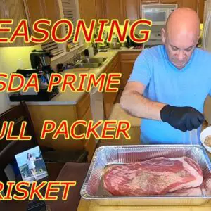 How I season a USDA full packer prime brisket - Brisket rub