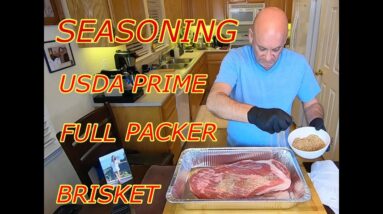 How I season a USDA full packer prime brisket - Brisket rub