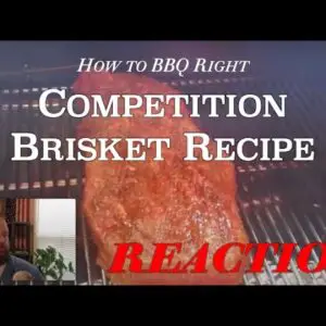 HOW TO BBQ RIGHT: Competition Brisket Recipe -- Reaction // Barbeque Review