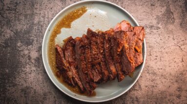 How to Slow Cook Brisket (in 90 Seconds!)