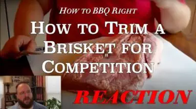 HOW TO BBQ RIGHT: How to Trim a Competition Brisket -- Reaction // Barbeque Review