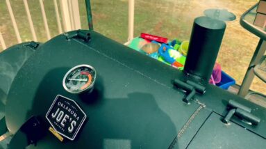 Oklahoma Joes Longhorn Combo Smoker 18 lbs of Brisket in 11.5 hrs