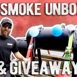 Pro Smoke Offset Smoker Unboxing and Build then we give it away.