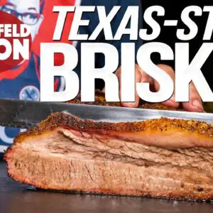 TEXAS STYLE SMOKED BRISKET AT HOME (NON REVERSE VERSION) | SAM THE COOKING GUY