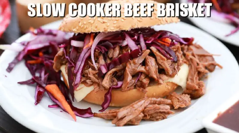 Slow Cooker Beef Brisket - Sweet and Savory Meals