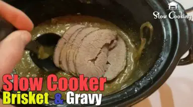 Slow Cooker Brisket and Gravy