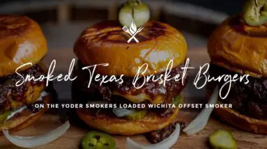 Smoked Texas Brisket Burger