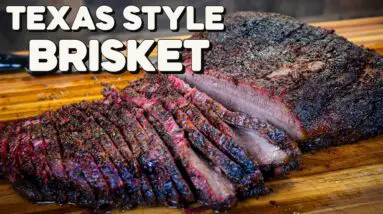 Texas Style Brisket in the Vertical Smoker