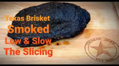 How To Slice A Brisket - Texas Brisket Smoked Low and Slow Part 3 - Easy Brisket
