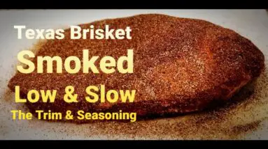 How To Trim and Season A Brisket - Texas Brisket Smoked Low and Slow Part 1 - Easy Brisket