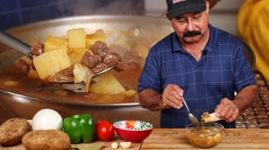 Easy CARNE CON PAPAS Recipe (Mexican Beef and Potato Stew)