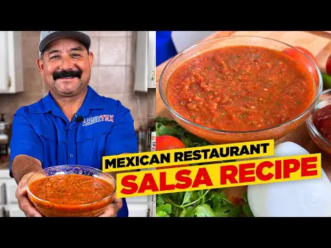 The BEST Mexican Restaurant SALSA ROJA Recipe (+ the secret ingredient)
