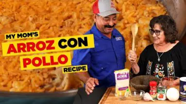 My Abuela's ARROZ CON POLLO Recipe (Taught by Mom) Mexican Chicken & Rice Recipe