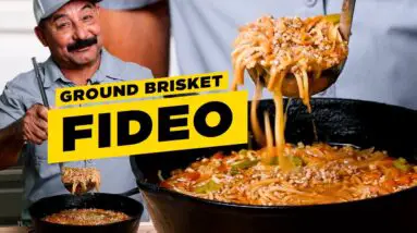 EPIC GROUND BRISKET FIDEO Recipe (How to Make Mexican Sopa de Fideo)