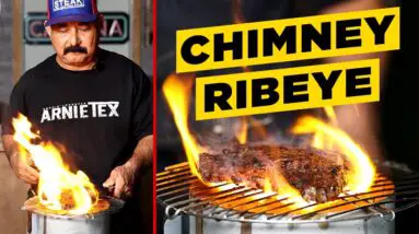 I Grilled Ribeye Steaks on a Charcoal Chimney and They Were Epic