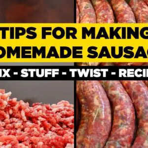 Homemade Sausage - MUST Know Beginner Tips BEFORE You Mix & Stuff