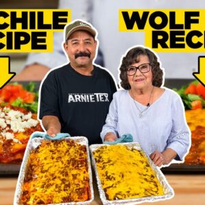 ENCHILADAS RUMBLE: My Mom’s Tex-Mex Wolf Chili vs My Red Sauce Recipe