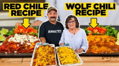 ENCHILADAS RUMBLE: My Mom’s Tex-Mex Wolf Chili vs My Red Sauce Recipe