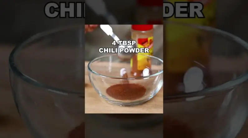Award Winning Texas Chili Recipe Ingredients 🌶️ #texas #chili