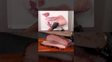 Brisket Before & After Texas Style ? A thing of beauty ? #bbq #barbecue #brisket