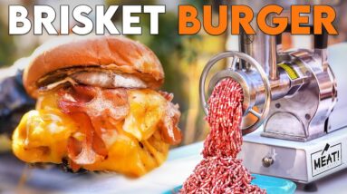 Your Tastebuds Do NOT Stand a Chance! The Ultimate Brisket Burger!