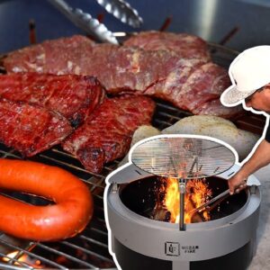 Carne Asada on a Fire Pit?! Reviewing Urban Fire’s THE FORGE Smokeless Fire Pit