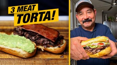 TEX MEX TORTA Recipe | The Most Delicious Mexican Sandwich You’ll Ever Eat