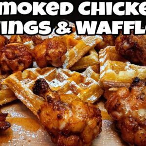 Smoked Chicken Wings & Waffles - Smokin' Joe's Pit BBQ