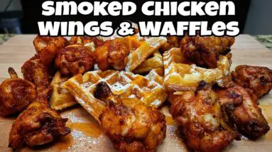 Smoked Chicken Wings & Waffles - Smokin' Joe's Pit BBQ