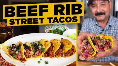 How to Grill Beef Ribs Street Tacos / Costillas de Res (on the Recteq RT-B380X Bullseye)