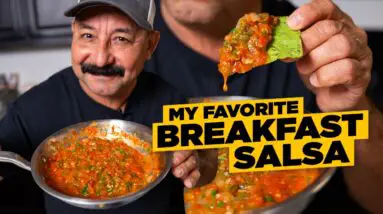 My Favorite BREAKFAST SALSA Recipe (Mexican Salsa Ranchera for Tacos, Huevos Rancheros & More)