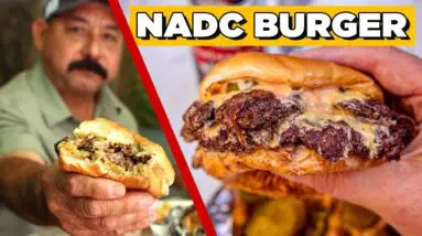 Eating at the BEST SMASHBURGER Restaurant in Texas (100% Wagyu Ground Beef at NADC Burger)