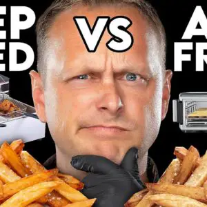 Deep Fried vs Air Fried: Ultimate Taste Test  #VEVOR #vevordeepfryer