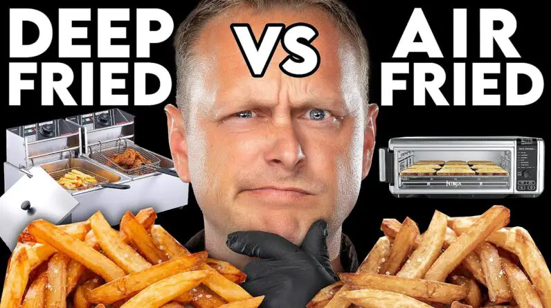 Deep Fried vs Air Fried: Ultimate Taste Test  #VEVOR #vevordeepfryer