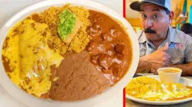 I Tried the Best Selling Enchilada Plates at a Mexican Restaurant | Anita’s Cafe - Edinburg, Texas