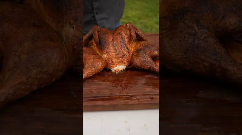 Gonna eat this turkey nice and slow. 🦃 🔥 #thanksgiving #turkey #bbq #gobblegobble
