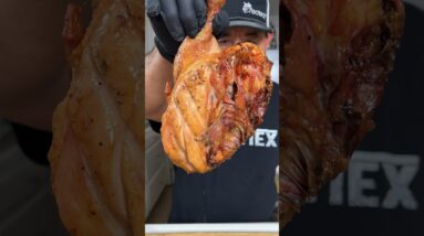 Texas-style & Cook-off Chicken Halves on the @recteq  Bullseye ? Boom! ?? Both deeeelicious!