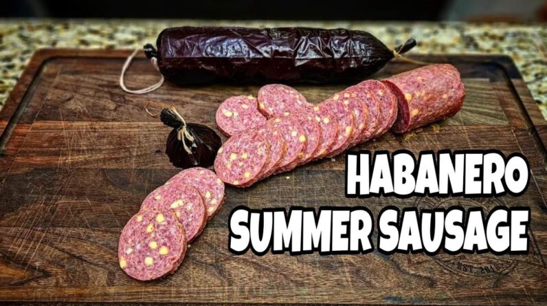Habanero Cheddar Summer Sausage Recipe - Smokin' Joe's Pit BBQ