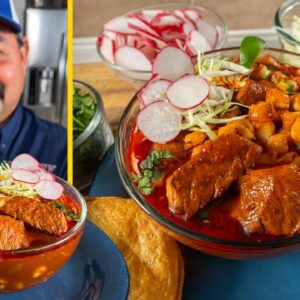 How to Make POZOLE ROJO like the best Mexican Restaurants (Authentic Recipe for Red Pork Pozole)
