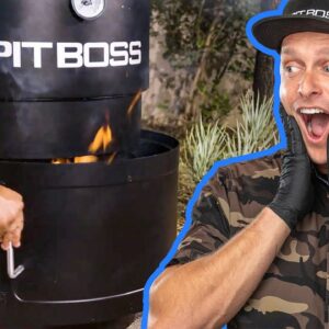 Unboxing the NEW Pit Boss Champion Drum Smoker
