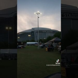 Sunrise at the DEATH STAR (Dallas Cowboys Stadium)