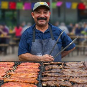 Cooking a Carne Asada for 300 People with Siete Foods