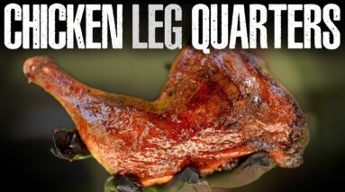 Smoked BBQ Chicken Leg Quarters - Easy!