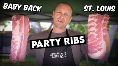 PARTY RIBS - Baby Back vs St. Louis Style