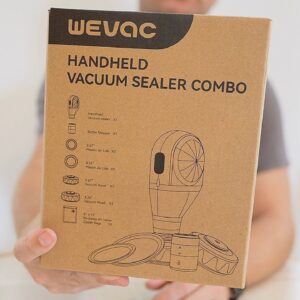 WeVac Electric Handheld Vacuum Sealer Kit Unboxing